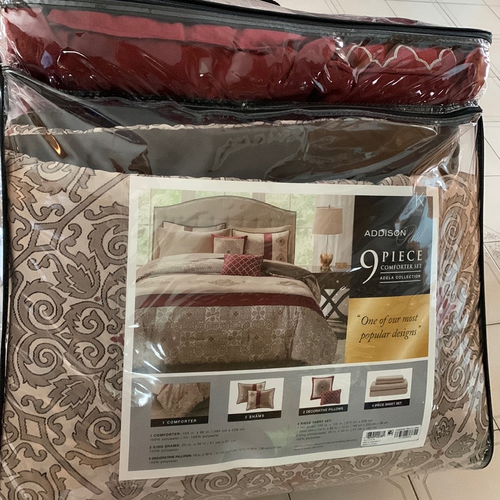 Addison Park  9 piece Comforter Set
